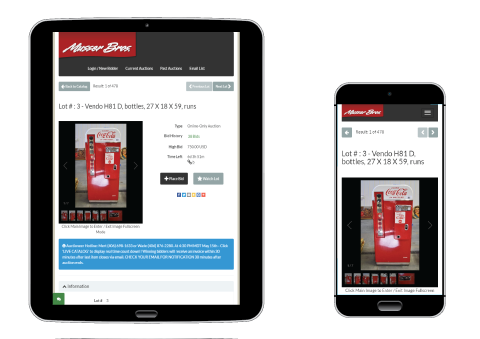 HiBid Mobile App for Musser